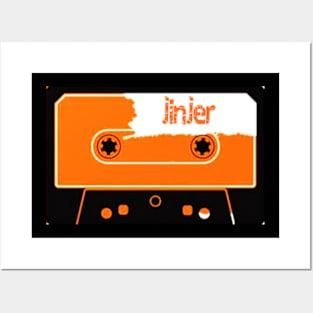 vintage retro jinjer band Posters and Art